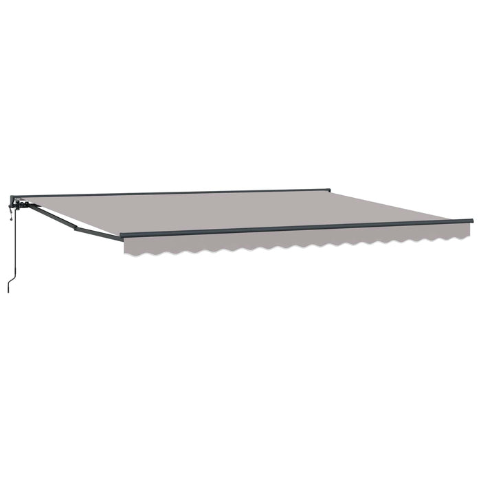 Cadru de copertină Gri deschis 450 × 300 cm - WALTI WALTI