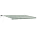 Cortina Retractabilă Manual Verde și alb 450 × 300 cm - WALTI WALTI