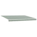 Cortina Retractabilă Manual Verde și alb 450 × 300 cm - WALTI WALTI