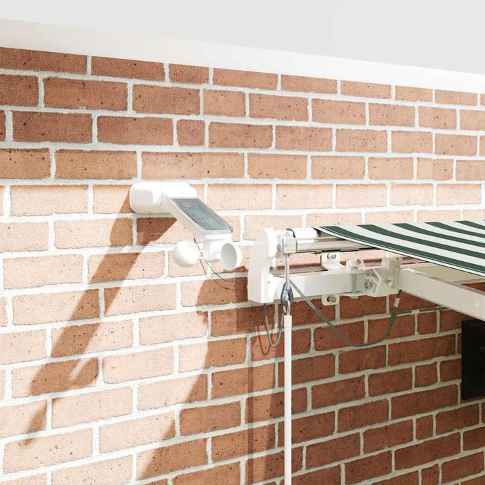 Cortina Retractabilă Verde și alb 450 × 300 cm - WALTI WALTI