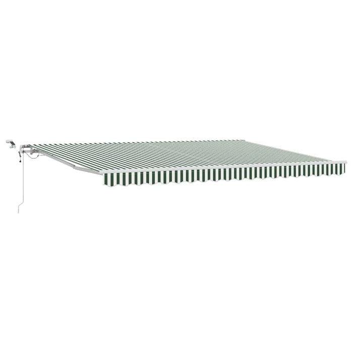 Cortina Retractabilă Verde și alb 450 × 300 cm - WALTI WALTI