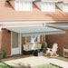 Cortina Retractabilă Manual Verde și alb 450 × 300 cm - WALTI WALTI