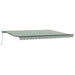 Cortina Retractabilă Manual Verde și alb 450 × 300 cm - WALTI WALTI