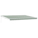 Copertină Verde și alb 450 x 300 x 165 cm Poliester și metal - WALTI WALTI