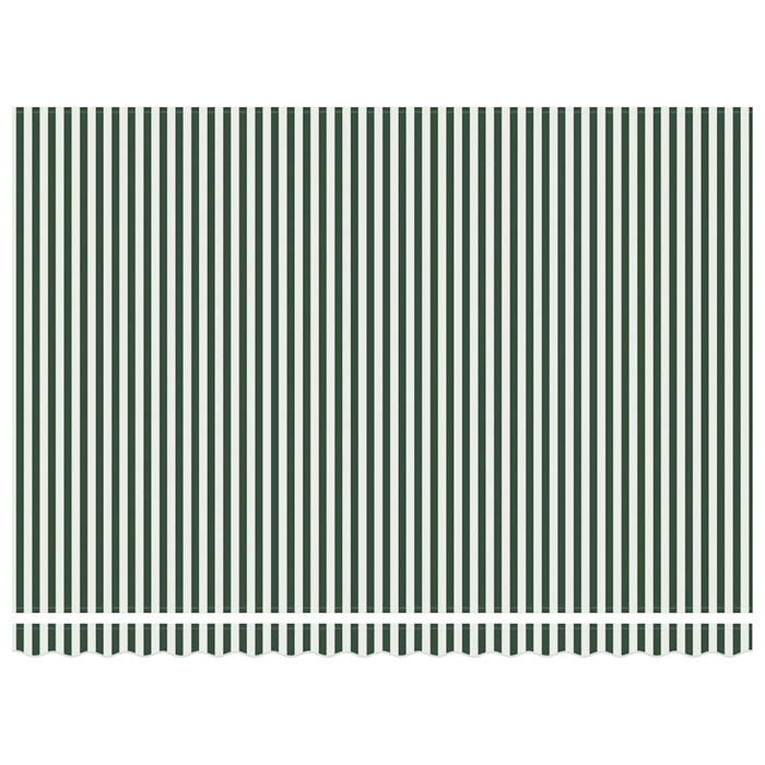 Copertină Verde și alb 450 x 300 x 165 cm Poliester și metal - WALTI WALTI