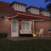 Cortina Retractabilă Manual portocaliu și maro 450 × 350 cm - WALTI WALTI