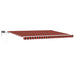 Cortina Retractabilă Manual portocaliu și maro 450 × 350 cm - WALTI WALTI