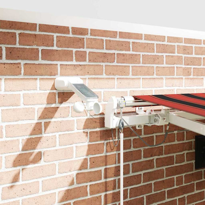 Cortina Retractabilă Portocalie și maro 450 × 350 cm - WALTI WALTI