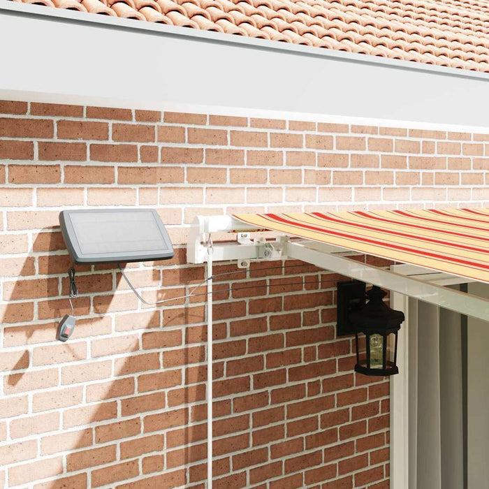 Copertină retractabilă Galben și portocalie 450 × 350 cm WALTI