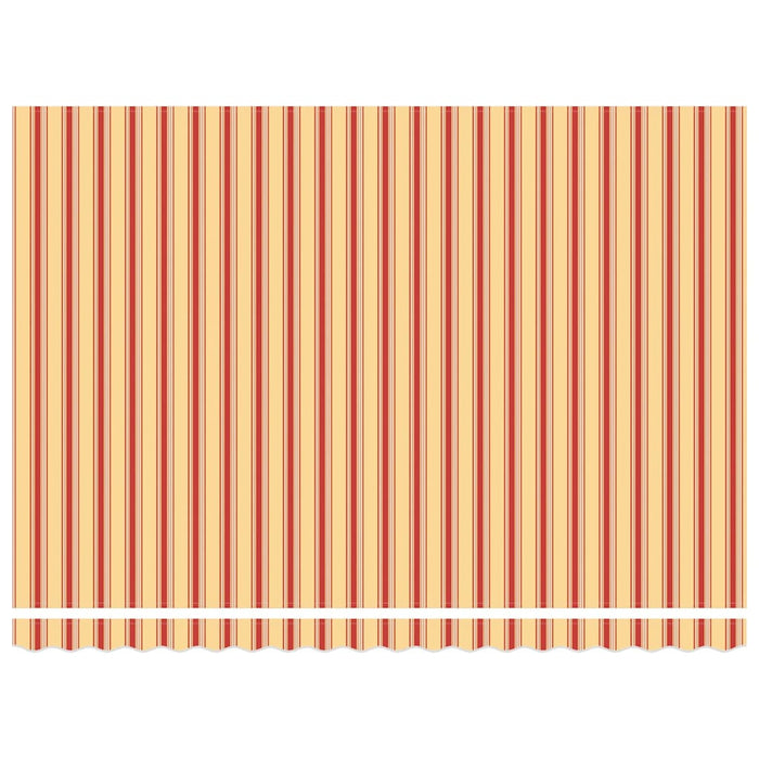 Copertină retractabilă Galben și portocalie 450 × 350 cm WALTI