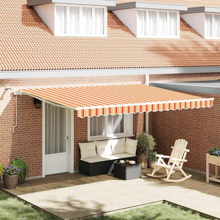 Țesătură pentru copertină Galben și portocalie 450 × 350 cm WALTI