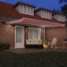 Cortina Retractabilă Manual Roșu și Alb 450 × 350 cm - WALTI WALTI