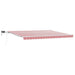Cortina Retractabilă Manual Roșu și Alb 450 × 350 cm - WALTI WALTI
