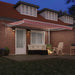 Cortina Retractabilă Roșu și Alb 450 × 350 cm - WALTI WALTI