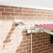 Cortina Retractabilă Roșu și Alb 450 × 350 cm - WALTI WALTI