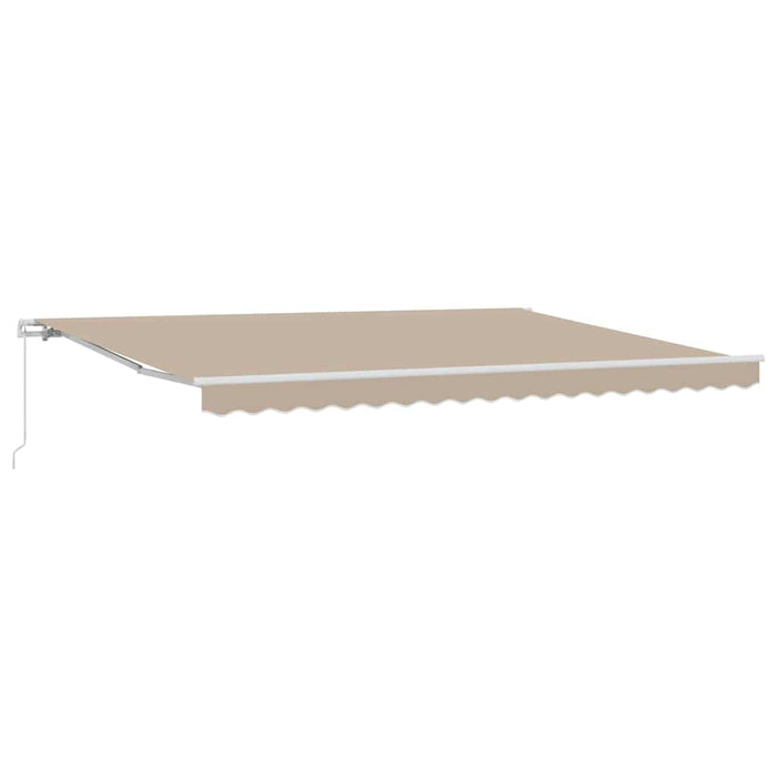 Copertină Manual Bej 450 x 350 x 165 cm Poliester - WALTI WALTI