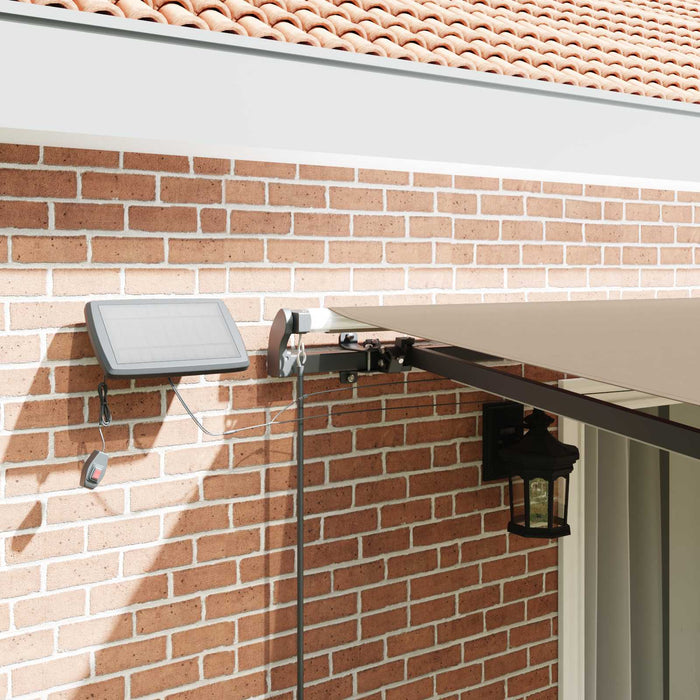 Cortina Retractabilă Manual Bej 450 ×350 cm țesătură - WALTI WALTI
