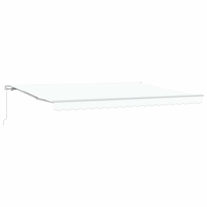 Copertină Manual Alb 450 x 350 x 165 cm Poliester - WALTI WALTI