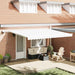 Cortina Retractabilă Alb 450 × 350 cm Material textil și oțel - WALTI WALTI