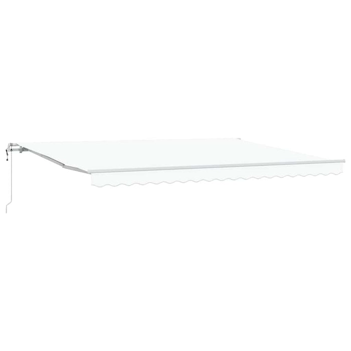 Cortina Retractabilă Manual Alb 450 × 350 cm țesătură - WALTI WALTI