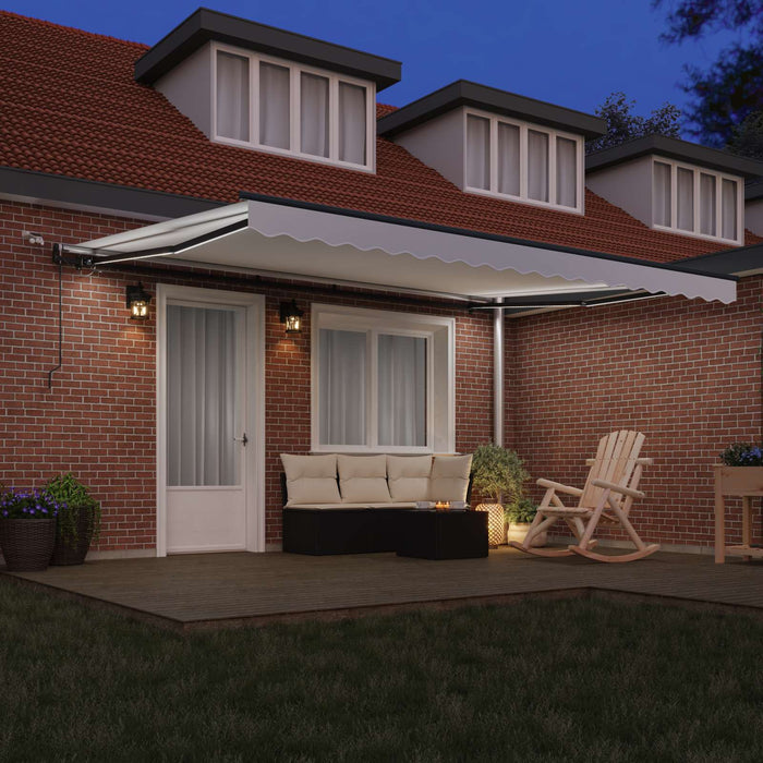 Țesătură pentru copertină cu Alb 450 × 350 cm Poliester - WALTI WALTI