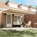 Copertină Manual Verde și galben 450 x 350 x 165 cm Poliester - WALTI WALTI