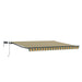Cortina Retractabilă Verde și galben 450 ×350 cm țesătură - WALTI WALTI