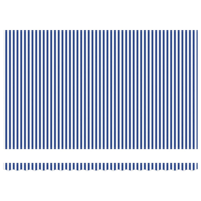 Cortina Retractabilă Manual Albastru și Alb 500 × 300 cm - WALTI WALTI