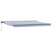 Cortina Retractabilă Albastru și Alb 500 × 300 cm - WALTI WALTI
