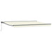 Cortina Retractabilă Crem 500 × 300 cm Aluminiu și țesătură - WALTI WALTI