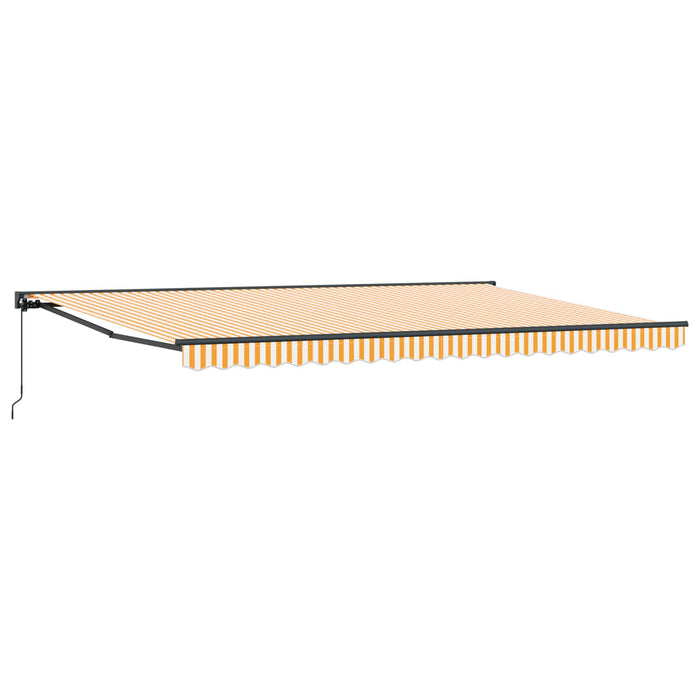 Cortina Retractabilă Manual Galben și alb 500 × 300 cm - WALTI WALTI