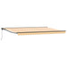 Cortina Retractabilă Manual Galben și alb 500 × 300 cm - WALTI WALTI