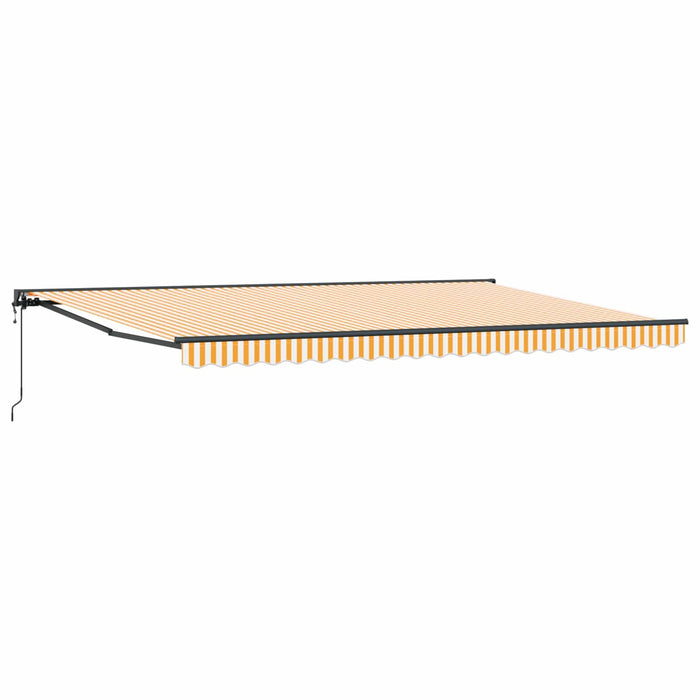 Cortina Retractabilă Galben și alb 500 × 300 cm - WALTI WALTI