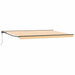 Cortina Retractabilă Galben și alb 500 × 300 cm - WALTI WALTI