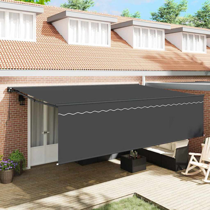 Cortina Retractabilă Manual Antracit 500 × 300 cm - WALTI WALTI