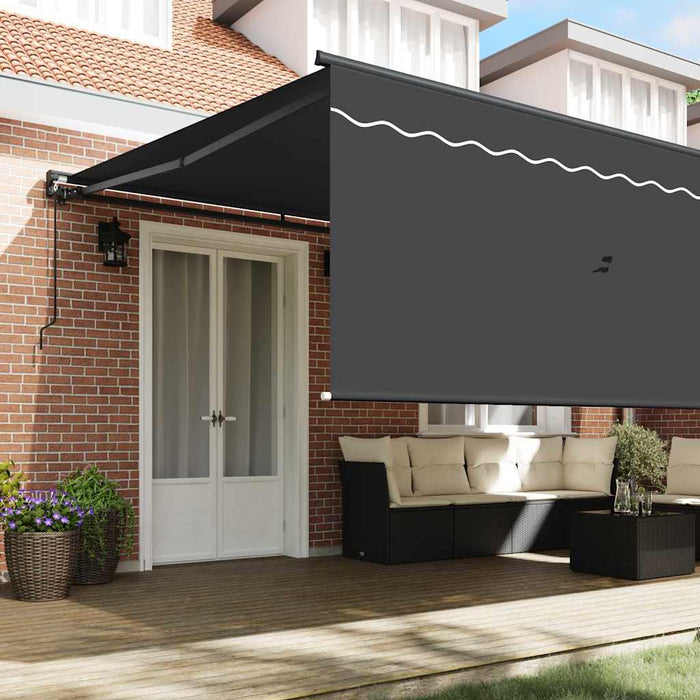 Cortina Retractabilă Manual Antracit 500 × 300 cm - WALTI WALTI