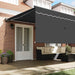Cortina Retractabilă Manual Antracit 500 × 300 cm - WALTI WALTI