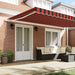 Cortina Retractabilă portocaliu și maro 500 × 300 cm țesătură - WALTI WALTI