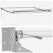 Markiză Automată Retractabilă Portocalie și Maro 500x300 cm - WALTI WALTI