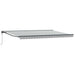 Cortina Retractabilă Antracit și Alb 500 × 300 cm - WALTI WALTI