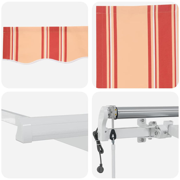 Cortina Retractabilă Galben și portocalie 500 × 300 cm țesătură - WALTI WALTI