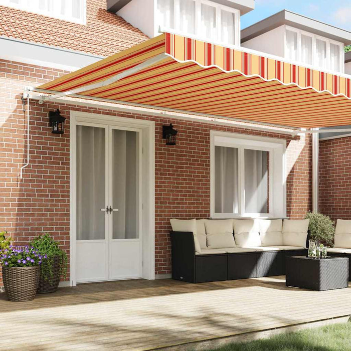 Cortina Retractabilă Galben și portocalie 500 × 300 cm țesătură - WALTI WALTI