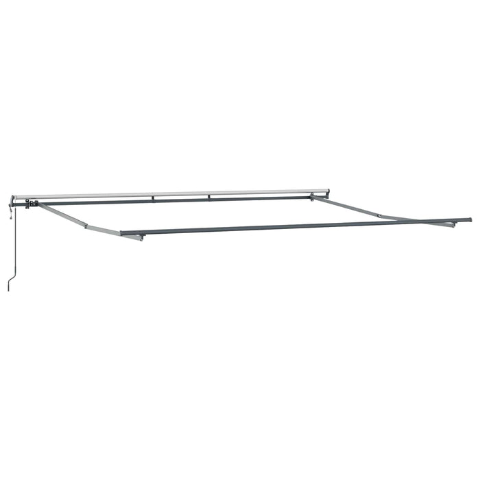 Copertină retractabilă Galben și portocalie 500 × 300 cm WALTI