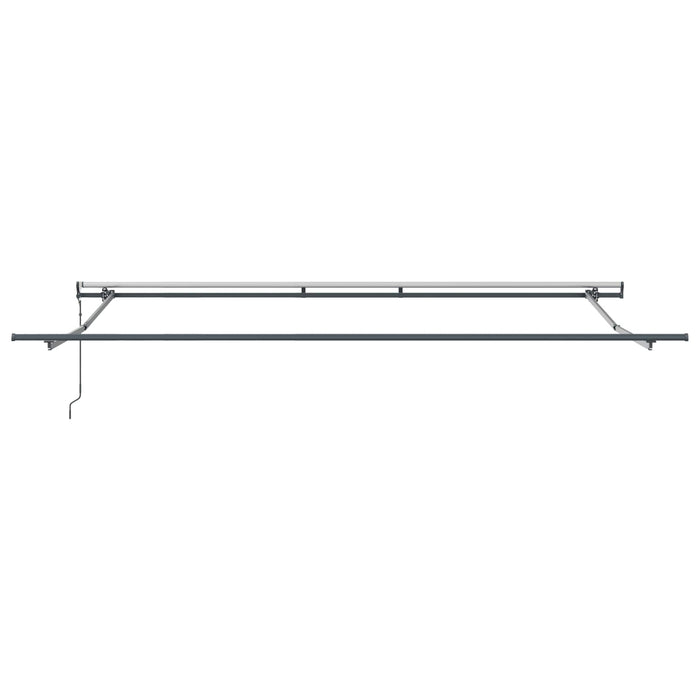 Copertină retractabilă Galben și portocalie 500 × 300 cm WALTI