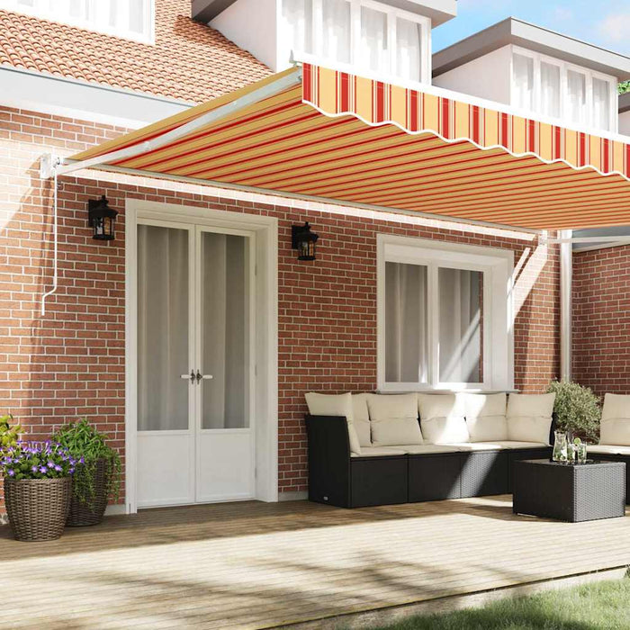 Rulou automat retractabil galben și portocaliu 500 x 300 cm - WALTI WALTI