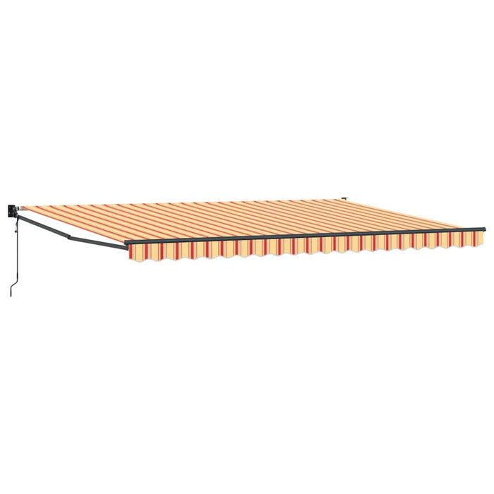 Pergola retractabilă automatischă , crem și portocalie, 500x300 cm - WALTI WALTI