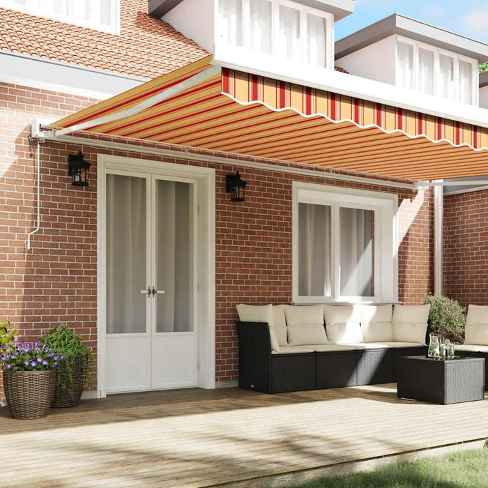 Șezlong Automată Retractabil Galben și Portocaliu 500 x 300 cm - WALTI WALTI