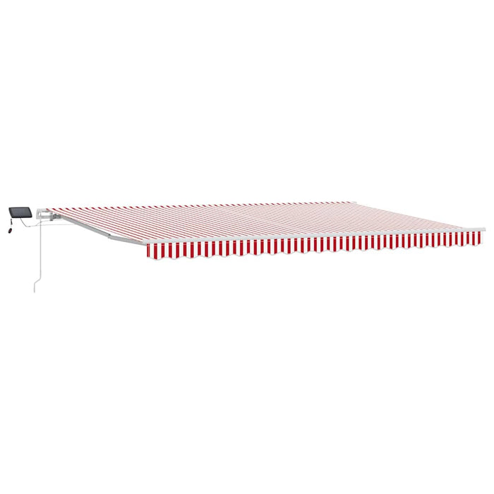 Cortina Retractabilă Manual Roșu și Alb 500 × 300 cm - WALTI WALTI