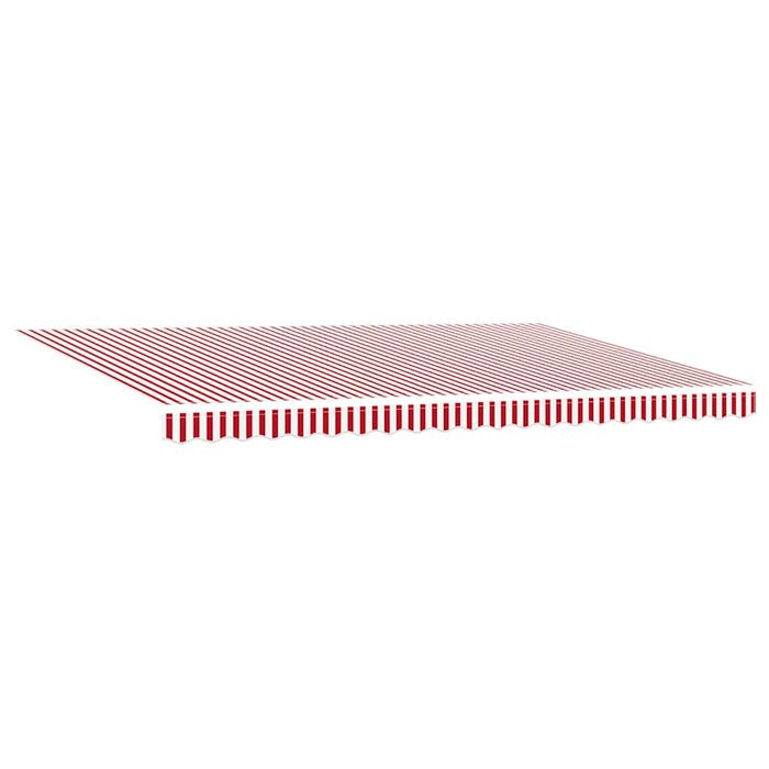 Cort electric retractabil Roșu și Alb 500 × 300 cm - WALTI WALTI