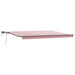 Cortina Retractabilă Manual Roșu și alb 500 ×300 cm țesătură - WALTI WALTI
